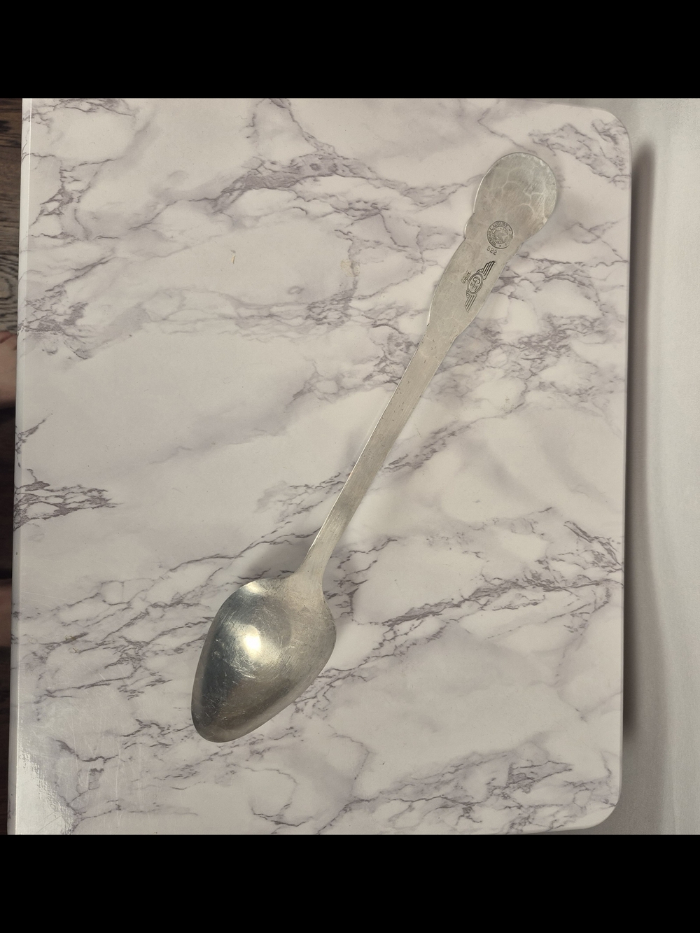 VTG Wendell August Hand Hammered Aluminum Serving Spoon 1955 —  16"